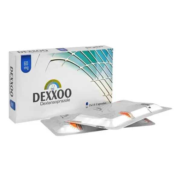 Dexxoo 60mg Capsules – Treatment for GERD & Acid Reflux 01