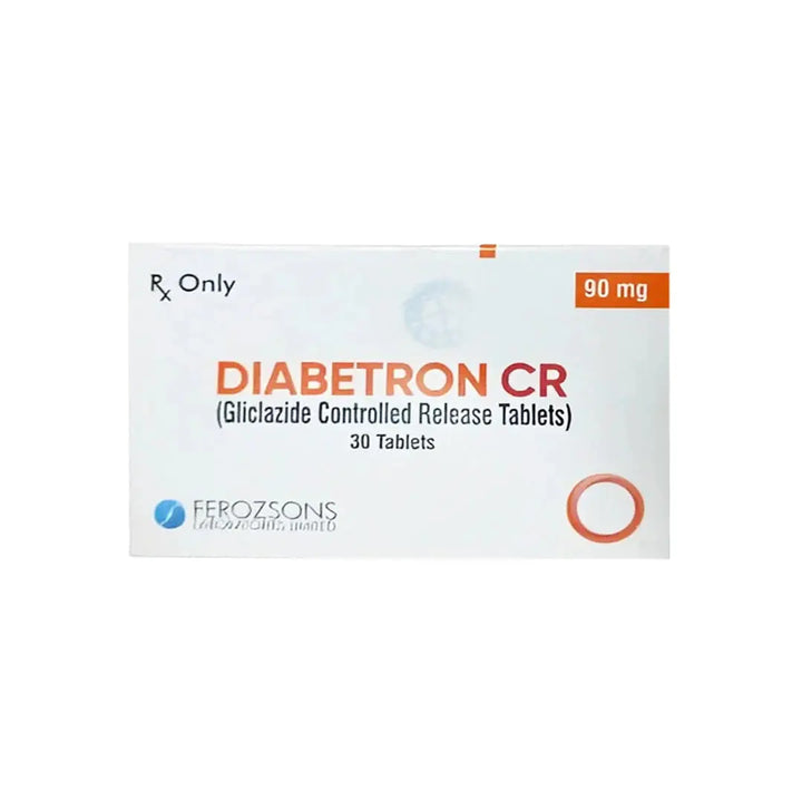 DIABETRON CR 90MG Tablet 30's (Gliclazide) Ferozsons