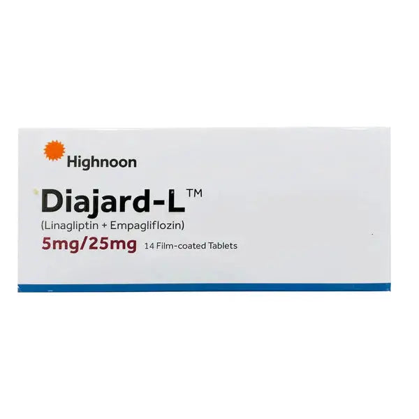 Diajard-L 5mg/25mg for Type 2 Diabetes & Heart Risk