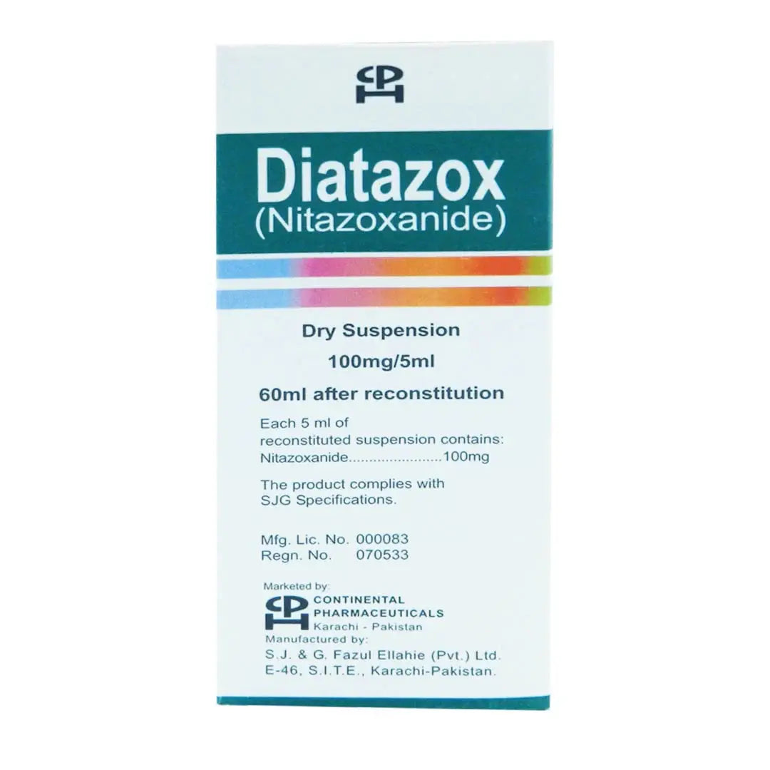 Diatazox Dry Suspension ��� Nitazoxanide for Diarrhea Treatment
