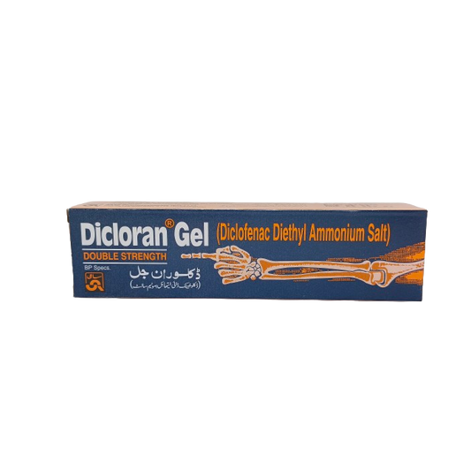 Dicloran Gel 30gm – Diclofenac Sodium for Joint and Muscle Pain Relief – Buy Online in Pakistan | Derma.pk