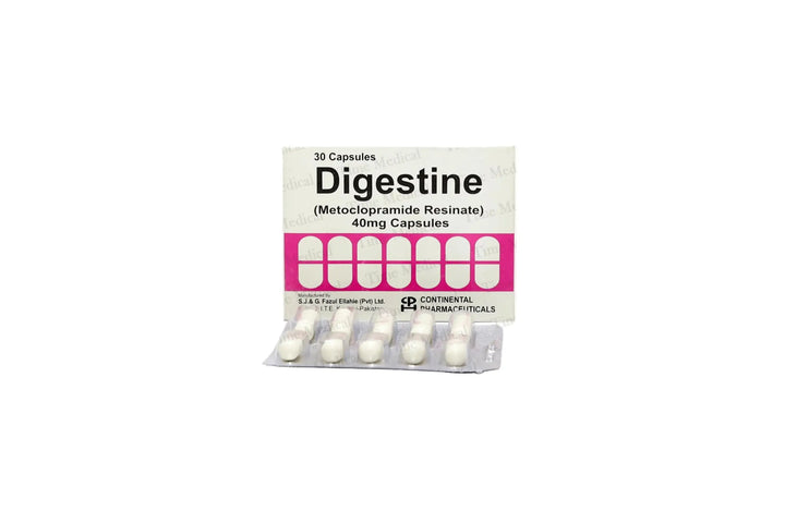 Digestine Capsules – Metoclopramide Resinate for Nausea & GI Relief 01