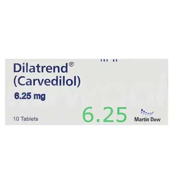 Dilatrend 6.25mg Tablets