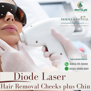 Smooth and Radiant: Diode Laser Hair Removal for Cheeks Plus Chin at Derma & Dental Clinic
