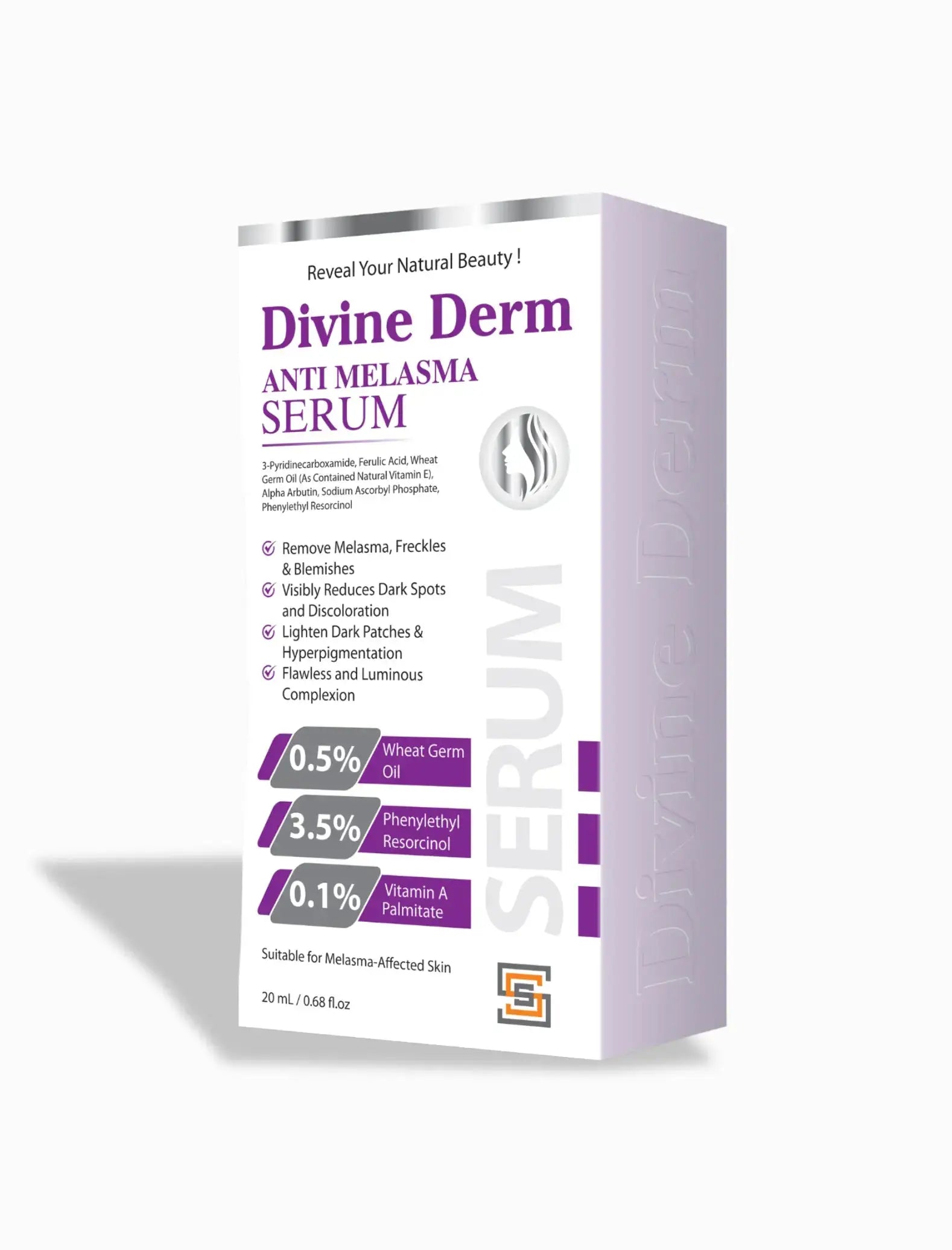 Divine Derm Anti-Melasma Serum 20ml — alpha arbutin and vitamin C formula – View Product Detail