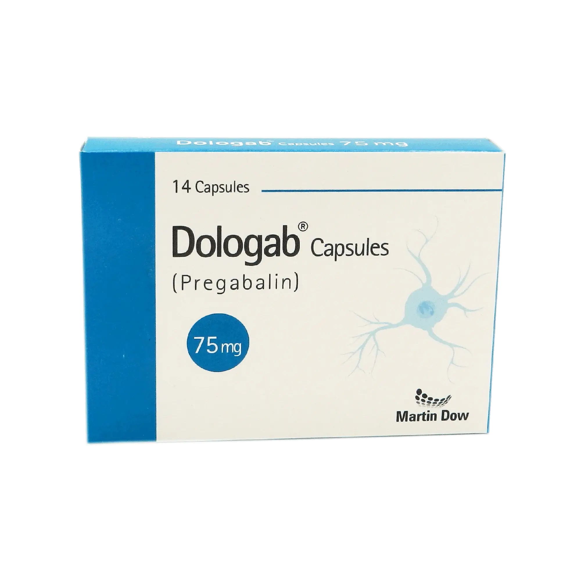 Dologab 75mg Capsules – Nerve Pain & Anxiety Relief