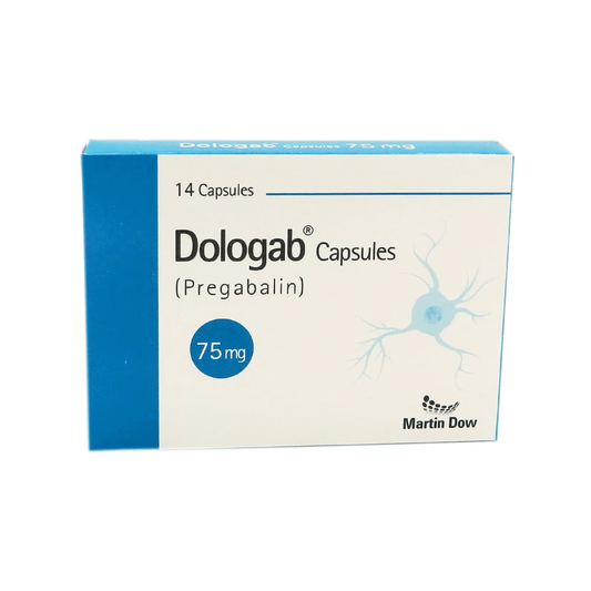 Dologab 75mg Capsules – Nerve Pain & Anxiety Relief
