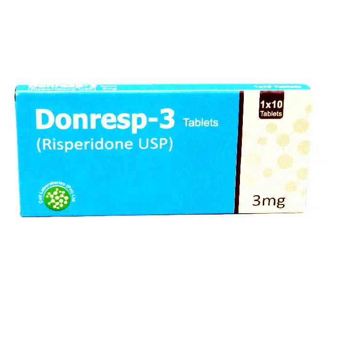 Donresp 3mg Tablets – Risperidone for Schizophrenia & Bipolar Disorder