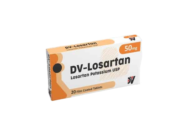 Dv Losartan 50 Mg Tablets