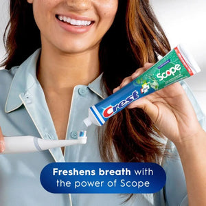 Crest + Scope Whitening Toothpaste 153g (no box)