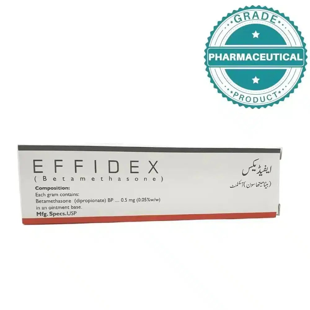 Effidex Ointment 15g carton – indications for inflammatory skin conditions
