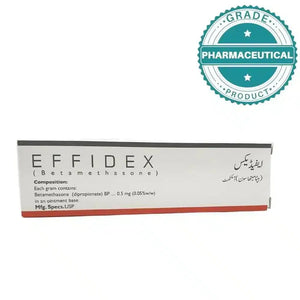 Effidex Ointment 15g carton – indications for inflammatory skin conditions