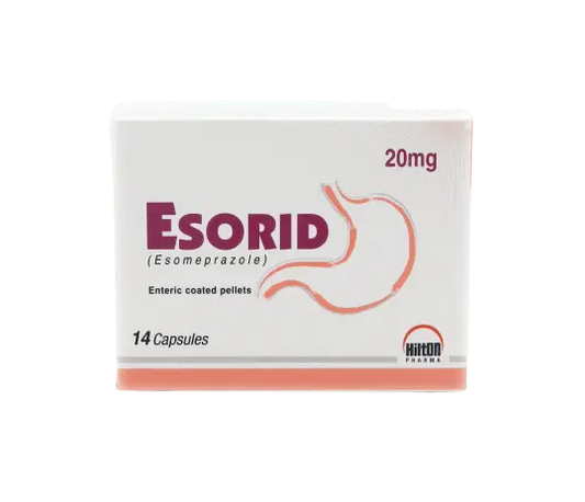 Esorid 20 mg Tablet – Esomeprazole for Acid Reflux and Stomach Ulcers – Available in Pakistan