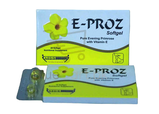 E Proz Softgel Capsules ��� Vitamin E Antioxidant Supplement