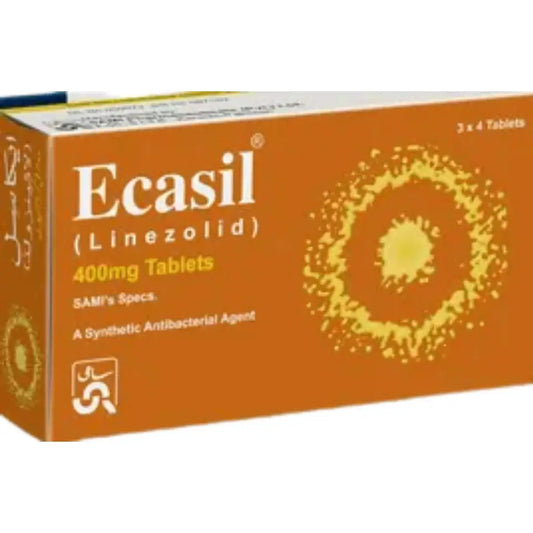 Ecasil Tablets 400mg (Linezolid) - Sami Pharma | derma.pk