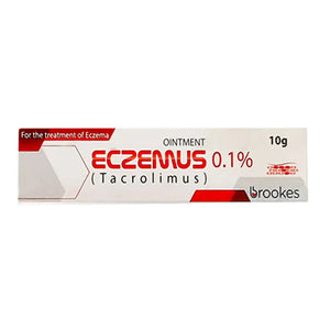 Eczemus Ointment 0.1% 10g – Tacrolimus for Eczema (Prescription Required)