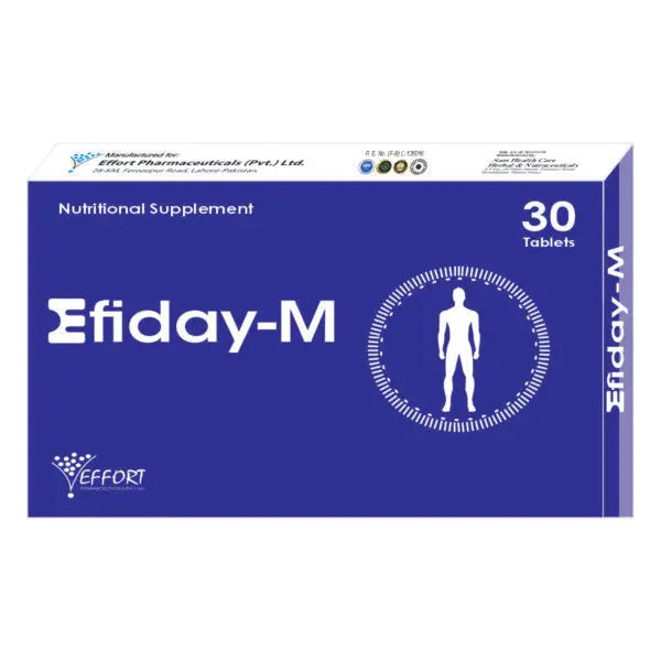 EfiDay-M Tablets – Daily Multivitamin & Mineral Supplement for Men
