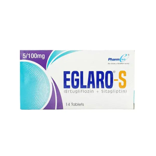 Eglaro-S 5mg/100mg for Type 2 Diabetes Control – Buy Online in Pakistan | Derma.pk