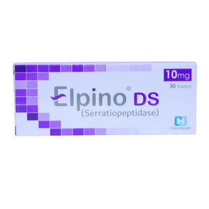 Elpino DS Tablets 10mg (Serratiopeptidase) - Core Health | derma.pk