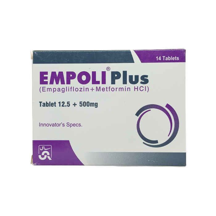 Empoli Plus 12.5/500mg Tablets — Empagliflozin & Metformin Diabetes