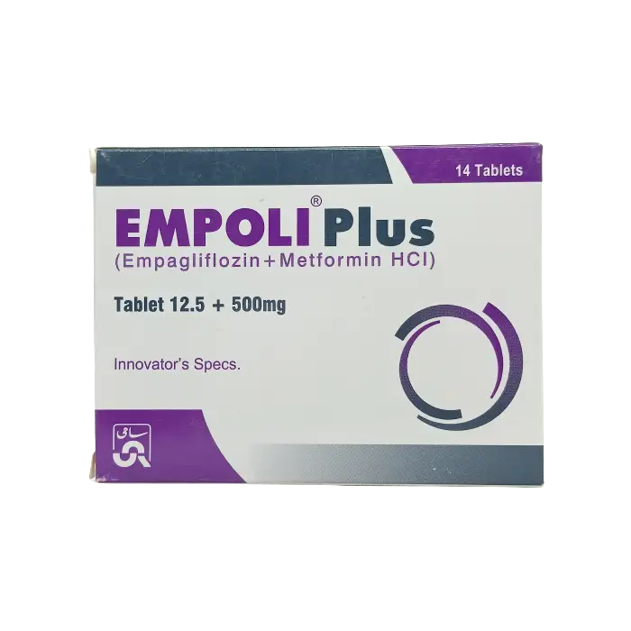 Empoli Plus 12.5/500mg Tablets — Empagliflozin and Metformin dual-action diabetes, Pakistan
