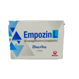 Empozin L 25mg/5mg Tablets – Empagliflozin & Linagliptin for Diabetes