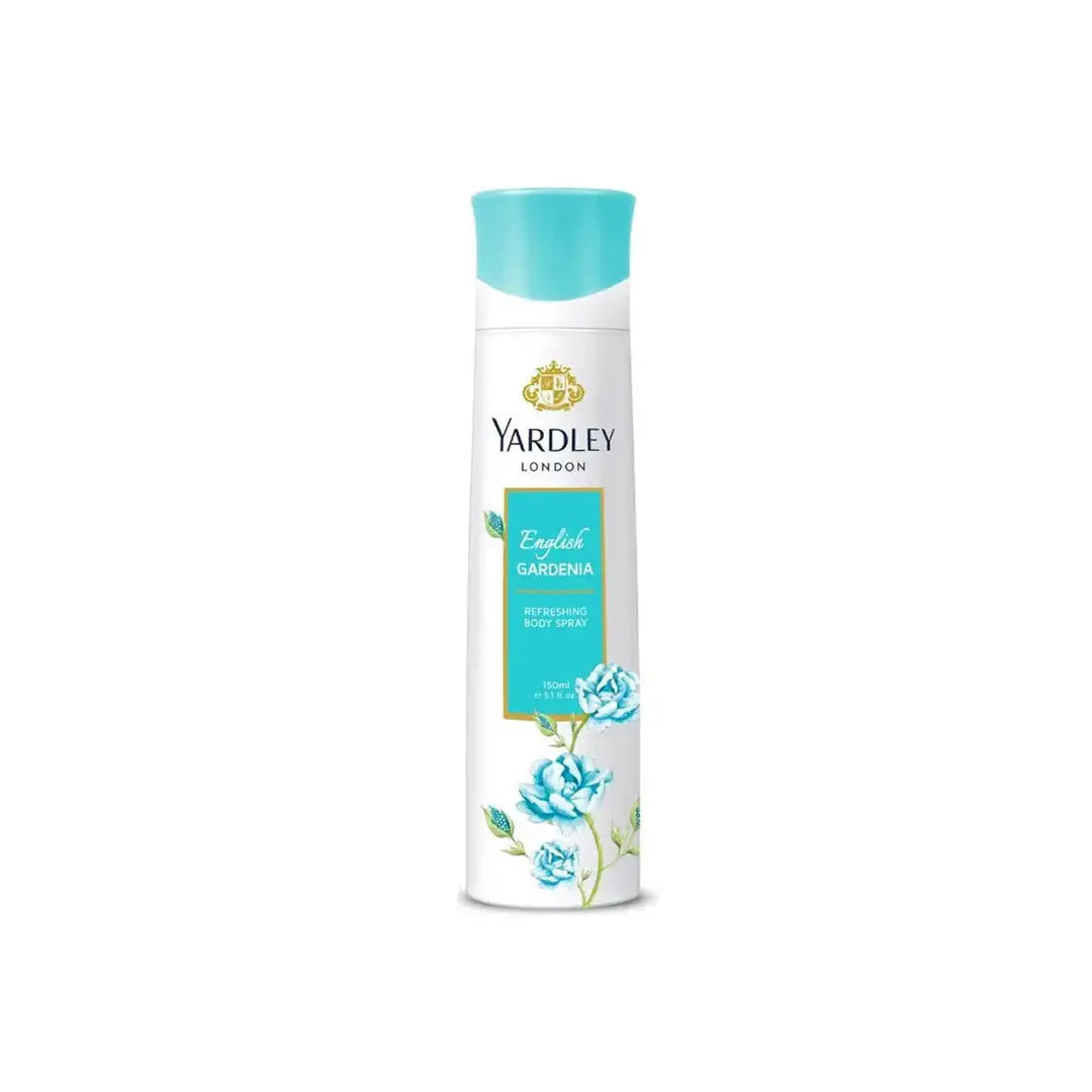 Yardley English Gardenia Body Spray 150ml – Elegant Floral Fragrance