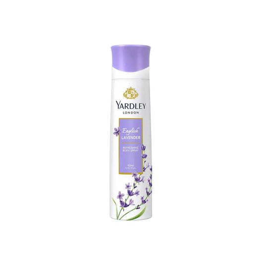 Yardley Women English Lavender Body Spray 150ml – Classic Floral Fragrance