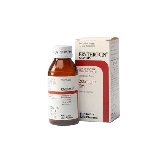 Erythrocin 200mg Suspension – Broad-Spectrum Antibiotic