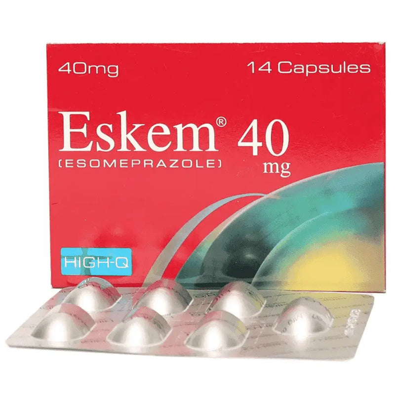 Eskem Capsules 40mg – Acidity & Ulcer Treatment