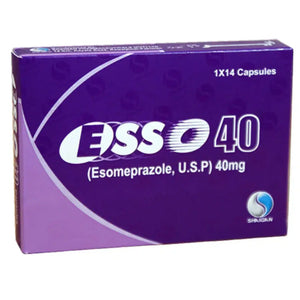 Esso Capsules 40mg (14 Capsules) - For Acidity & Ulcers - Prescription Required