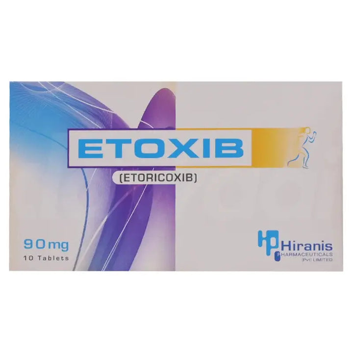 Etoxib 90mg 10’s – Pain Relief and Anti-Inflammatory Treatment hiranis pharmaceuticals