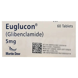 Euglucon 5mg Tablet — Glibenclamide for Type 2 Diabetes
