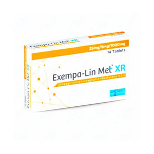 Exempa-Lin Met XR 25/5/1000mg Tablet