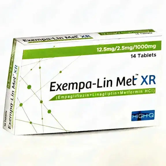 Exempa Lin Met XR 12.5mg/2.5mg/1000mg Tablet ��� Triple Therapy for Type 2 Diabetes