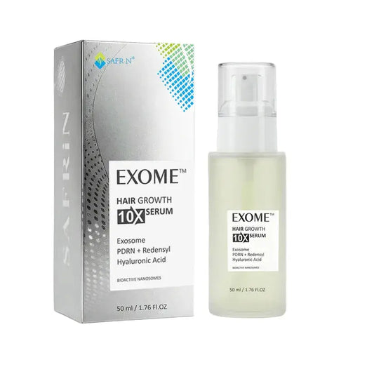 Exome Hair Growth Serum PDRN 50ml bottle by Safrin Pharma