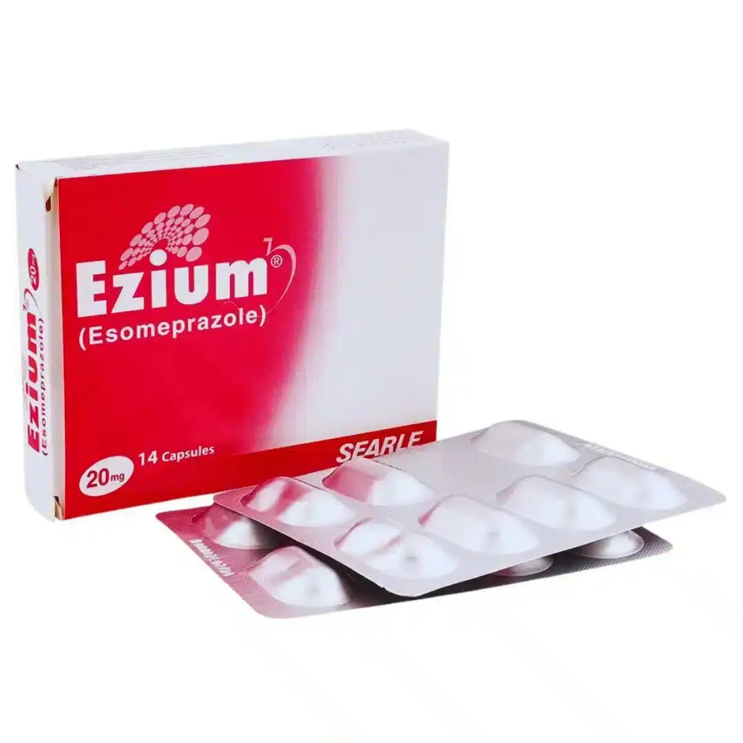 Ezium Capsules 20mg (14 capsule ) - For Acidity & Ulcers (Esomeprazole)| derma.pk