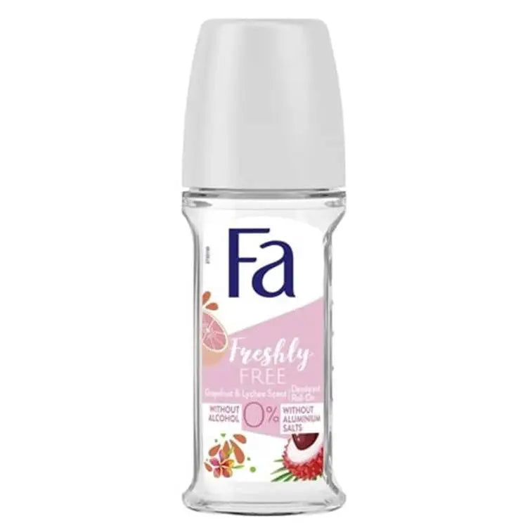 Buy Fa Freshly Free Roll-On Deodorant– Alcohol Free – 50ml at Derma.pk