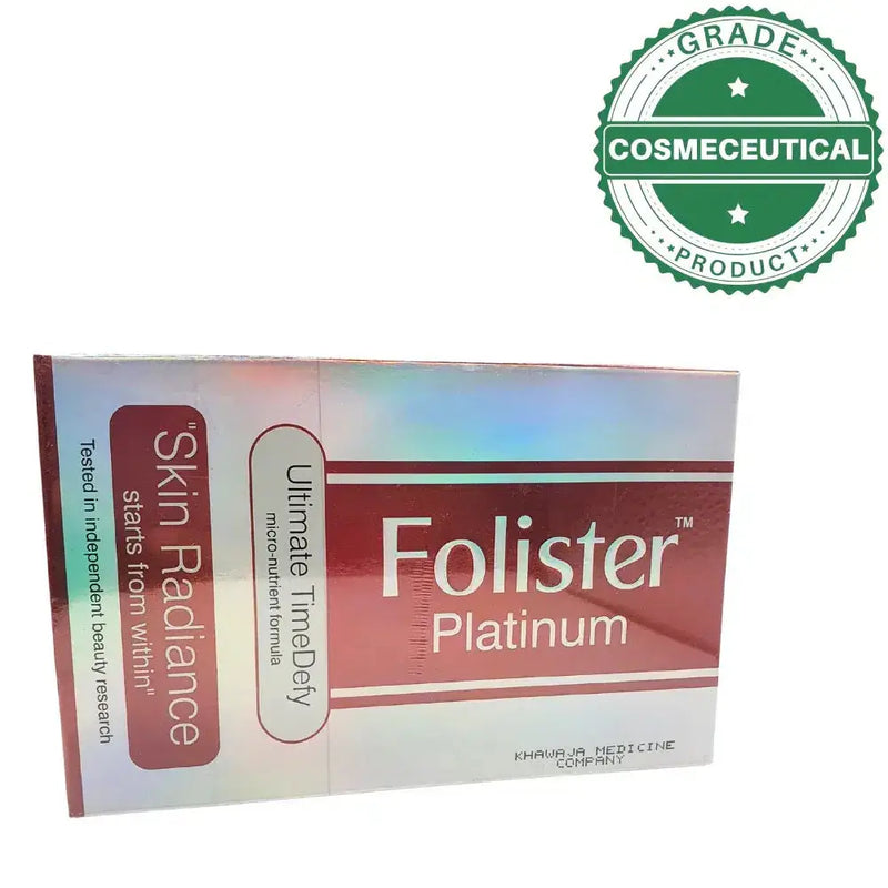 Folister Platinum Beauty Supplement Pack of 30 Tablets — Hair, Skin & Nails