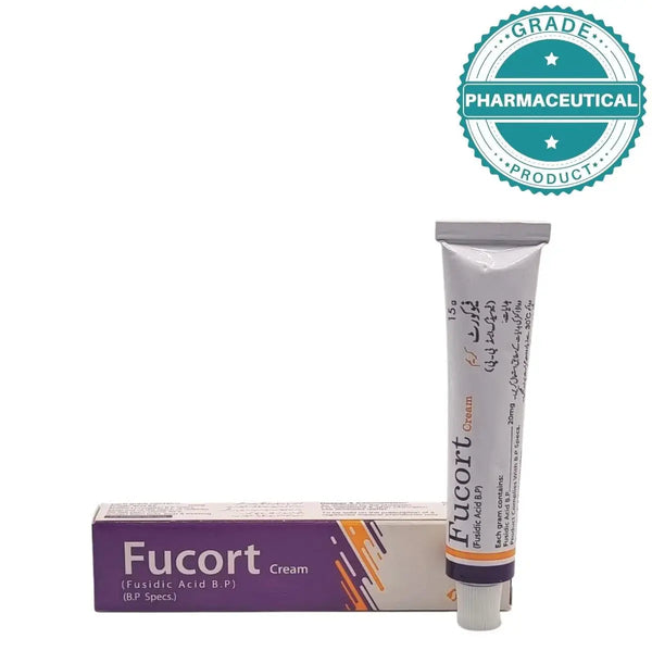 FUCORT CREAM (FUSIDIC ACID B.P, B.P SPECS) 15gram Saffron