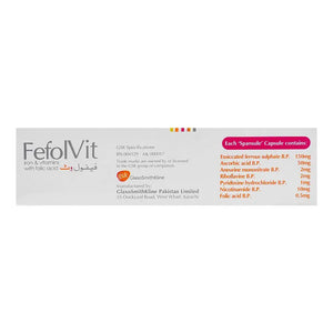 Fefolvit Capsules (1 Strip = 14 Capsules)