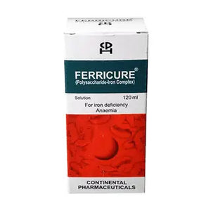 Ferricure Syrup 120ml — Iron Supplement for Iron Deficiency Anemia