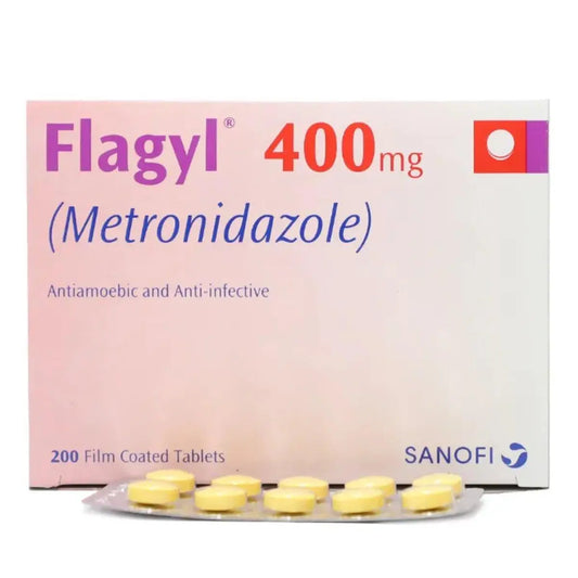 Flagyl Tablets 400mg – Antibiotic for Bacterial & Parasitic Infections – Available in Pakistan