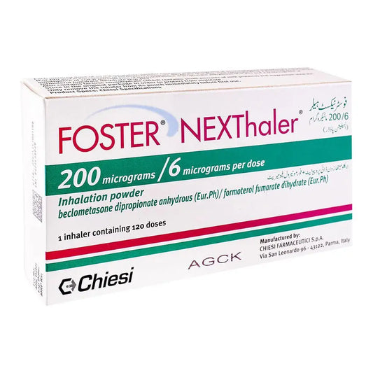 Foster Nexthaler 200/6mcg – Beclomethasone + Formoterol for Asthma