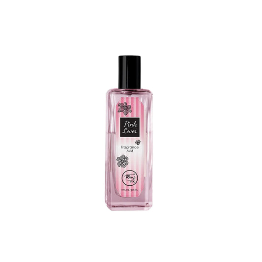 Rivaj Fragrance Mist Pink Lover 236ml – Sweet Floral Body Mist bottle front view