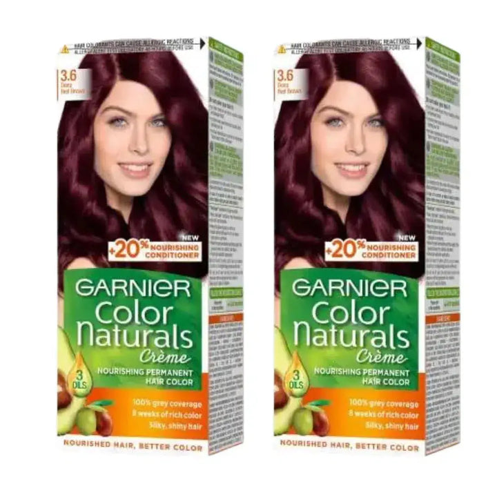 GARNIER COLOR NATURALS - 3.6 DEEP RED BROWN Gernier