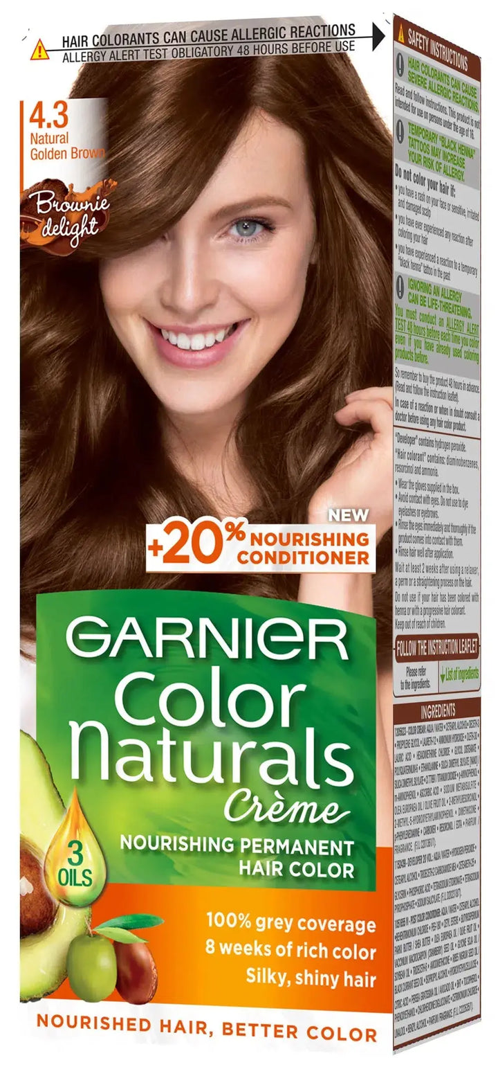GARNIER COLOR NATURALS 4.3 GOLDEN BROWN Gernier
