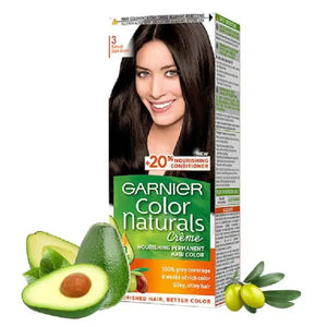 Garnier - Color Naturals Creme Hair Color - 3 Dark Brown