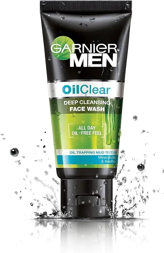 GARNIER MEN OIL CLEAR DEEP CLEANSING FACE WASH 100ML Gernier