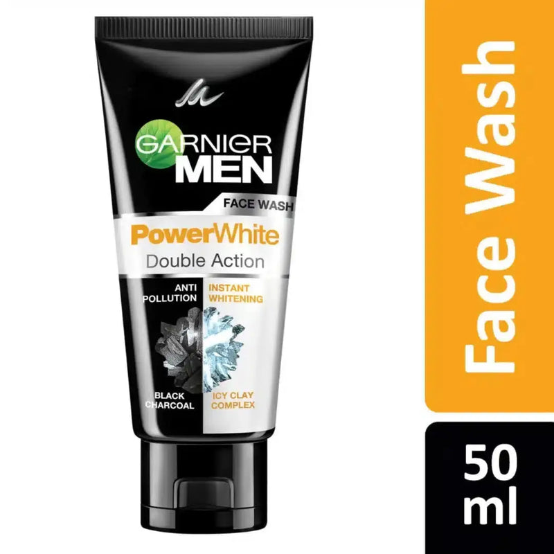 Garnier Men Power White Double Action Face Wash 50ml